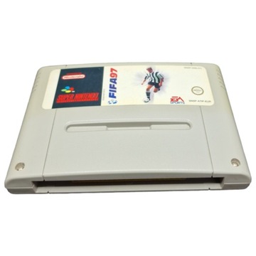 Игра FIFA 97 для Nintendo SNES, картридж и руководство