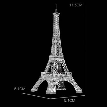 Комплект 3D-модели металлического пазла - Эйфелева башня +14