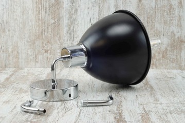 хромированная металлическая рама e27 с двумя фланцами и замком-пауком в стиле лофт в стиле ретро.