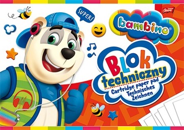 St.Majewski blok techniczny Bambino A4 10k biały