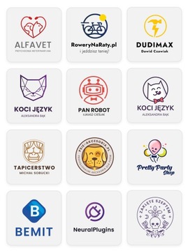 PROJEKT LOGO, WIZYTÓWKA, FACEBOOK, PAPIER, DODATKI