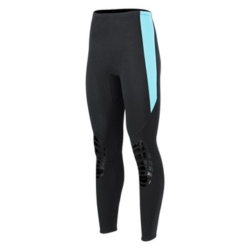 Spodnie piankowe Rajstopy Spodnie Surfingowe do pływania XL Męskie Czarne