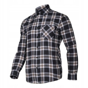 Koszula flanelowa w kratę rozm S LPKF2S