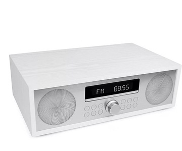 СИСТЕМА CD-ПЛЕЕР USB Bluetooth ДОМАШНЕЕ РАДИО МИНИ-СИСТЕМА MP3 РЕТРО БЕЛЫЙ