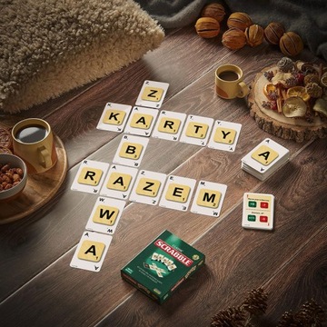 KULTOWA GRA SCRABBLE KARTY PIATNIK GRA SŁOWNA