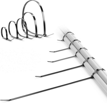 Кабельные стяжки Кабельные стяжки черные крепкие 2,5х200мм 100шт.