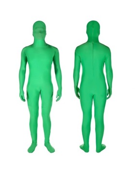 Zielony niewidzialny strój Green Screen Fotografia Video Rozmiar L
