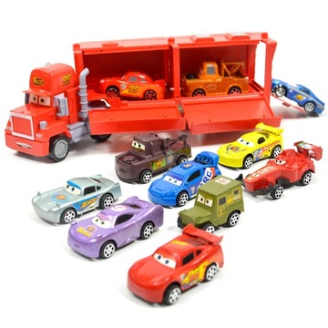 Парк Юрского периода: легковой автомобиль, грузовик + набор машинок