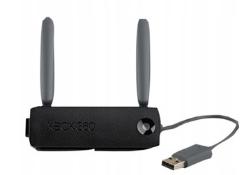 Oryginalny Adapter WiFi Xbox 360 Czarny Microsoft