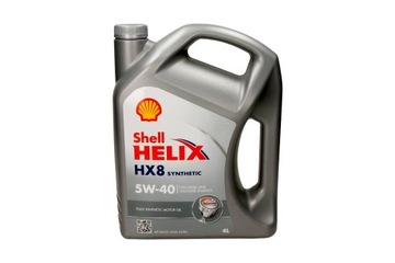 4L OLEJ SHELL 5w40 HELIX HX8 502.00 505.00 RN 0700 0710