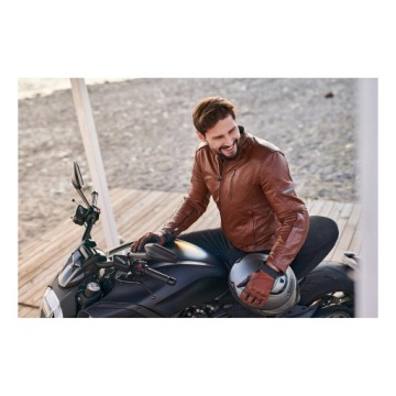 Мужская кожаная куртка SHIMA HUNTER + 2 БЕСПЛАТНЫХ ПОДАРКА