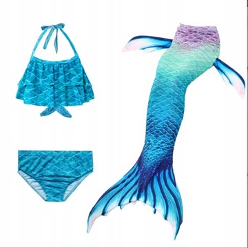 STRÓJ KĄPIELOWY SYRENY OGON SWIMWEAR 140cm GB01