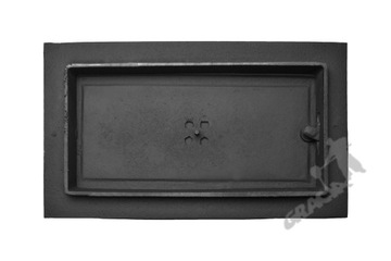 КОМПЛЕКТ E5 - 43X41CM+23X40CM ПРАВАЯ ЧУГУННАЯ ДВЕРЬ