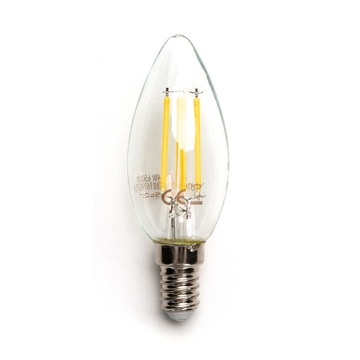 Żarówka E14 LED filament świecowa 4W świeca 2700K