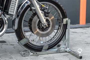 Mocowanie koła przedniego do przyczepki do garażu motocykl 14-21 cali ocynk