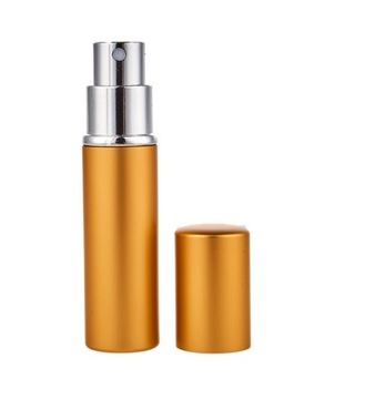 ATOMIZER PODRÓŻNY DO PERFUM FIOLKA NA 5ml ZŁOTY BUTELKA NA PERFUMY