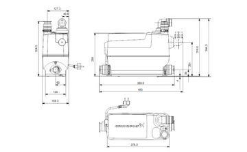 Шлифовальный насос Sololift 2 C-3 50 Гц GRUNDFOS