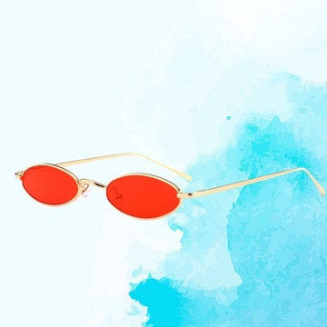 OKULARY PRZECIWSŁONECZNE SUN MIRROR SLIM MODNE OKO TRENDOWE