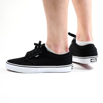 Мужские кроссовки, черные олдскульные туфли VANS ATWOOD BLACK VN000TUY187 44