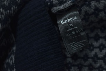 BARBOUR Wełniany Sweter Męski XL