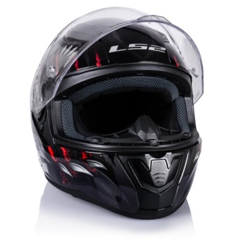 LS2 INTEGRAL MOTORBIKE HELMET ECE 22.06 FF353 RAPID II CLAW BLACK S
