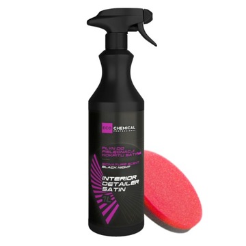 DRESSING DO PLASTIKÓW INTERIOR DETAILER SATYNA 1l + gąbka aplikator 12cm
