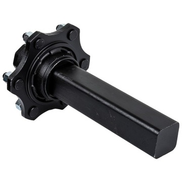 Ось прицепа 160/205 Ступица квадратная 70мм L-370 M18X1.5 ADR