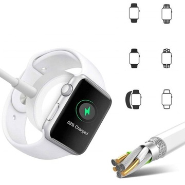 КАБЕЛЬНОЕ ЗАРЯДНОЕ УСТРОЙСТВО для APPLE WATCH и IPHONE IPAD 2IN1