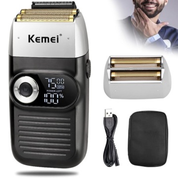 Bezdrátová Razor Barber Pro Muže Na Mokro I Na Sucho Led Displej
