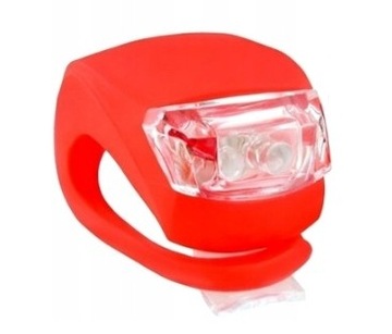 LED ВЕЛОСИПЕДНАЯ ФОНАРЬ ПЕРЕДНЯЯ ЗАДНЯЯ 2шт + БАТАРЕИ