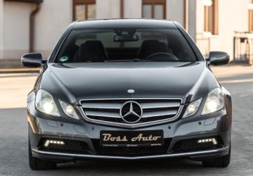 Mercedes Klasa E W212 Coupe 350 CDI BlueEFFICIENCY 231KM 2009 Mercedes-Benz Klasa E 350CDI 231KM Ledy Skora Xenon Navi Full Serwis ASo, zdjęcie 2
