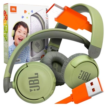 Słuchawki bezprzewodowe nauszne z mikrofonem JBL JR310BT DLA DZIECI Zielone
