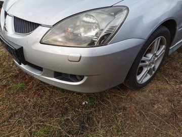 LANCER VII 7 2003-2008 NÁRAZNÍK PŘEDNÍ STŘÍBRNY A31 ORIGINÁLNÍ