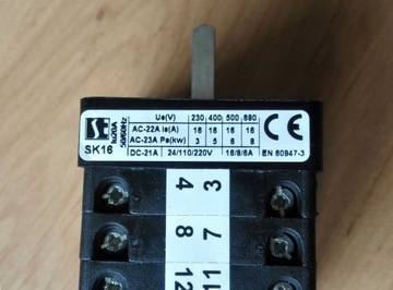 Переключатель 0-6, Migomat Powermat 230 Einhell 165, 175 Varmig 1805,1900
