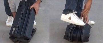 ЗАЩИТНЫЙ РАЗВЕТ КАБЕЛЯ РЕЗИНОВЫЙ ПОРОГ ПЛАТФОРМА ПОКРЫТИЕ КАБЕЛЯ 3 КАНАЛА ДО 10 ТОНН