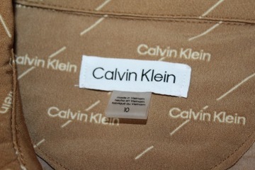 sukienka logo musztardowa Calvin Klein 10