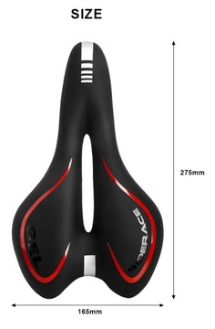 WYGODNE SIODEŁKO ŻELOWE RIDERACE Z OTWOREM