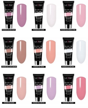 Большой набор акриловых гелей XXL POLY GEL Varnish 30г