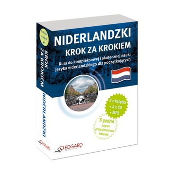 Niderlandzki Krok za krokiem (2 x Książka + 5 x CD