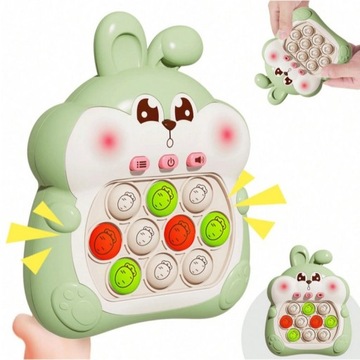 Pop it PUSH GAME gra zręcznościowa elektroniczna wciskanie guzików refleks
