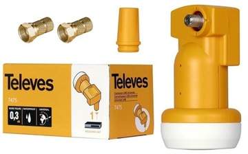 Konwerter Satelitarny SINGLE Televes Dekodera SAT do Anteny Satelitarnej
