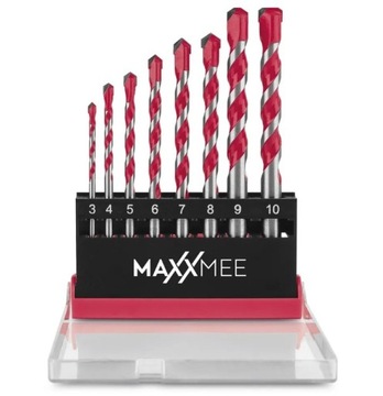 Набор универсальных универсальных сверл MaxxMee, 8 шт.