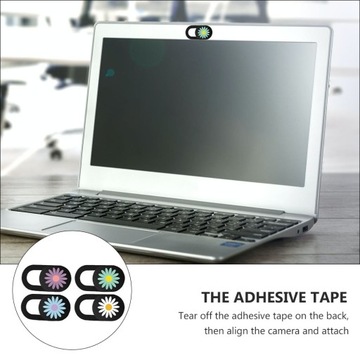 НАКЛЕЙКИ ДЛЯ КРЫШКИ ПЕРЕДНЕЙ ВЕБ-КАМЕРЫ НОУТБУКА 4 ШТ.