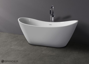 BRAIDER SALANEA ОТДЕЛЬНОСТОЯЩАЯ ВАННА 180 + СИФОН