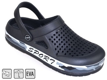 KLAPKI BASENOWE KROKSY BUTY OGRODOWE MĘSKIE PIANKI
