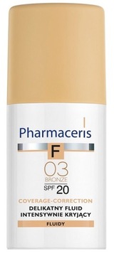 PHARMACERIS F Fluid kryjący 03 BRONZE SPF20 30 ml