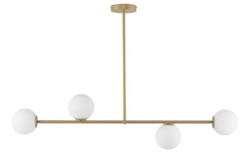 SIGMA Nowoczesna lampa LED GAMA 4 złoty beż lampa wisząca LED