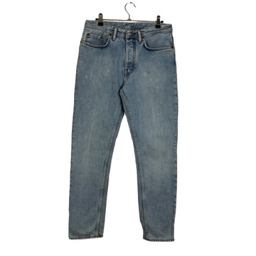 ACNE STUDIOS 30 JASNE SPODNIE JEANSOWE SLIM CASUAL