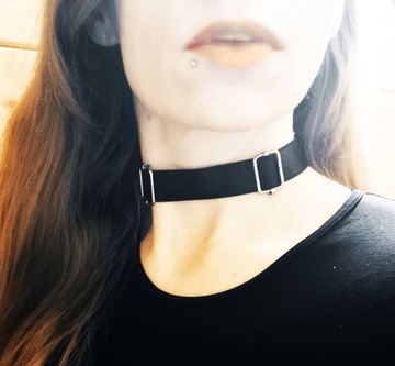 Obroża rockowa choker naszyjnik alternative O036