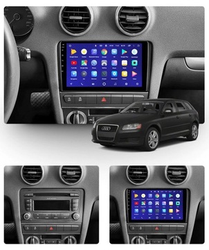 Radio nawigacja Audi A3 8P 2003-2012 Android WiFi GPS 9